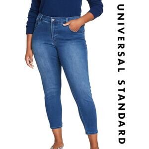 Universal Standard Mid Rise Skinny Seine Jeans Size 0